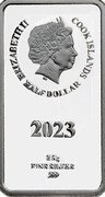 Cook Islands Half Dollar (Lord of the Rings - Fellowship of thr Ring - Gandalf) IRB ELIZABETH II COOK ISLANDS HALF DOLLAR 2023 2.5 G FINE SILVER 999 coin obverse Cook Islands Half Dollar (Lord of the Rings - Fellowship of thr Ring - Gandalf) IRB ELIZABETH II COOK ISLANDS HALF DOLLAR 2023 2.5 G FINE SILVER 999 coin obverse
