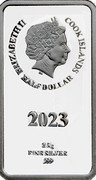 Cook Islands Half Dollar (Lord of the Rings - Fellowship of thr Ring - Pippin & Merry) IRB ELIZABETH II COOK ISLANDS HALF DOLLAR 2023 2.5 G FINE SILVER 999 coin obverse Cook Islands Half Dollar (Lord of the Rings - Fellowship of thr Ring - Pippin & Merry) IRB ELIZABETH II COOK ISLANDS HALF DOLLAR 2023 2.5 G FINE SILVER 999 coin obverse