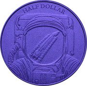 Fiji Half Dollar Space Travel 2018  HALF DOLLAR coin reverse Fiji Half Dollar Space Travel 2018  HALF DOLLAR coin reverse