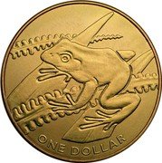 Fiji One Dollar Tree Frog 2018 PM Proof KM# 694 ONE DOLLAR coin reverse Fiji One Dollar Tree Frog 2018 PM Proof KM# 694 ONE DOLLAR coin reverse