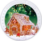 Fiji Two Dollars (Gingerbread House) GINGERBREAD HOUSE coin reverse Fiji Two Dollars (Gingerbread House) GINGERBREAD HOUSE coin reverse