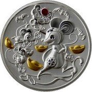 Fiji Two Dollars (Mouse)  coin reverse Fiji Two Dollars (Mouse)  coin reverse