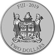 Fiji Two Dollars (Owl of Athena) FIJI 2019 TWO DOLLARS REREVAKA NA KALOU KA DOKA NA TUI coin obverse Fiji Two Dollars (Owl of Athena) FIJI 2019 TWO DOLLARS REREVAKA NA KALOU KA DOKA NA TUI coin obverse