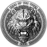 Fiji Two Dollars (Year of the Tiger) YEAR OF THE TIGER 2022 coin reverse Fiji Two Dollars (Year of the Tiger) YEAR OF THE TIGER 2022 coin reverse