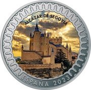 Spain 1-1/2 Euro (Alcazar of Segovia) ALCÁZAR DE SEGOVIA ESPAÑA 2023 coin obverse Spain 1-1/2 Euro (Alcazar of Segovia) ALCÁZAR DE SEGOVIA ESPAÑA 2023 coin obverse