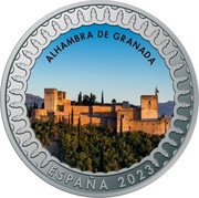 Spain 1-1/2 Euro (Alhambra of Granada) ALHAMBRA DE GRANADA ESPAÑA 2023 coin obverse Spain 1-1/2 Euro (Alhambra of Granada) ALHAMBRA DE GRANADA ESPAÑA 2023 coin obverse