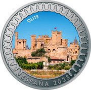 Spain 1-1/2 Euro (Royal Palace of Olite) OLITE ESPAÑA 2023 coin obverse Spain 1-1/2 Euro (Royal Palace of Olite) OLITE ESPAÑA 2023 coin obverse