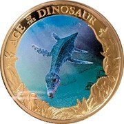 Cook Islands 1 Dollar (Age of the Dinosaur. Plesiosaurus) AGE OF THE DINOSAUR. PLESIOSAURUS coin reverse Cook Islands 1 Dollar (Age of the Dinosaur. Plesiosaurus) AGE OF THE DINOSAUR. PLESIOSAURUS coin reverse