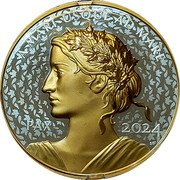 Canada Dollar Peace Dollar 2024  Proof A MARE USQUE AD MARE PAX 2024 ST coin reverse Canada Dollar Peace Dollar 2024  Proof A MARE USQUE AD MARE PAX 2024 ST coin reverse