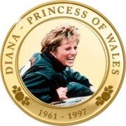 Cook Islands 1 Dollar Princess Diana 20th Anniversary of the Dday 2017 Proof DIANA PRINCESS OF WALES 1961 1997 coin reverse Cook Islands 1 Dollar Princess Diana 20th Anniversary of the Dday 2017 Proof DIANA PRINCESS OF WALES 1961 1997 coin reverse