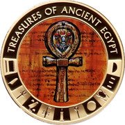 Cook Islands 1 Dollar Treasures of Ancient Egypt. Symbolic Ankh 2013 Prooflike TREASURES OF ANCIENT EGYPT. coin reverse Cook Islands 1 Dollar Treasures of Ancient Egypt. Symbolic Ankh 2013 Prooflike TREASURES OF ANCIENT EGYPT. coin reverse