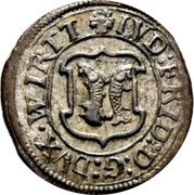 France 1 Kreuzer Louis Frederick. County of Montbeliard 1622  LVD FRID D G DVX WIRTT coin obverse France 1 Kreuzer Louis Frederick. County of Montbeliard 1622  LVD FRID D G DVX WIRTT coin obverse