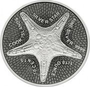 Cook Islands 10 Cents (Silver Star) 10 CENTS 1/10 OUNCE COOK ISLANDS FINE SILVER .9999 SILVER STAR coin reverse Cook Islands 10 Cents (Silver Star) 10 CENTS 1/10 OUNCE COOK ISLANDS FINE SILVER .9999 SILVER STAR coin reverse