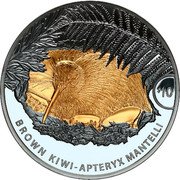 New Zealand 10 Dollars (Kiwi Bird) KM# 468 $10 BROWN KIWI - APTERYX MANTELLI coin reverse New Zealand 10 Dollars (Kiwi Bird) KM# 468 $10 BROWN KIWI - APTERYX MANTELLI coin reverse