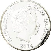 Cook Islands 10 Dollars (The Greatest Inventions Series - The Compass) IRB ELIZABETH II COOK ISLANDS 2014 coin obverse