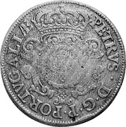 Portugal 10 Reis (Pedro Prince Regent. Pattern) KM# Pn5 PETRVS D G P PORTVGALIÆ coin obverse