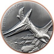 Vanuatu 10 Vatu (Pteranodon) PTERANODON 2024 coin reverse Vanuatu 10 Vatu (Pteranodon) PTERANODON 2024 coin reverse