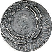 Cook Islands 100 Dollars (Charles III Nautilus) 100 DOLLARS CHARLES III DT COOK ISLANDS STEAMPUNK coin obverse