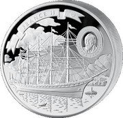 Cook Islands 100 Dollars French sailing ship. France II. 1912 2008 Proof FRANCE II VICTOR LAGNIEL coin reverse Cook Islands 100 Dollars French sailing ship. France II. 1912 2008 Proof FRANCE II VICTOR LAGNIEL coin reverse