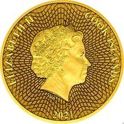 Cook Islands 100 Dollars Gold Star 2021 IRB ELIZABETH II COOK ISLANDS 2021 coin obverse