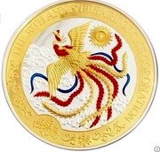 Cook Islands 100 Dollars (Japanese Emperor's Coronation) 999 THE 30TH ANNIVERSARY OF THE CORONATION coin reverse