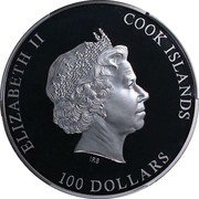 Cook Islands 100 Dollars (Spider-Man Homecoming) IRB ELIZABETH II COOK ISLANDS 100 DOLLARS coin obverse Cook Islands 100 Dollars (Spider-Man Homecoming) IRB ELIZABETH II COOK ISLANDS 100 DOLLARS coin obverse