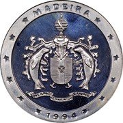 Portugal 14 ECUs (Autonomous Region Coinage) X# 11 MADEIRA 1994 coin obverse