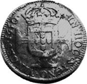 Portugal 2 Cruzados (Joao IV. Pattern) KM# Pn1 IN HOC SIGNO VINCES 1650 coin reverse Portugal 2 Cruzados (Joao IV. Pattern) KM# Pn1 IN HOC SIGNO VINCES 1650 coin reverse