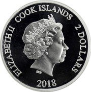 Cook Islands 2 Dollars The Walking Dead . All Out War 2018 IRB ELIZABETH II COOK ISLANDS 2 DOLLARS 2018 coin obverse Cook Islands 2 Dollars The Walking Dead . All Out War 2018 IRB ELIZABETH II COOK ISLANDS 2 DOLLARS 2018 coin obverse