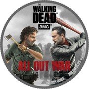 Cook Islands 2 Dollars The Walking Dead . All Out War 2018 WALKING DEAD ® AMC ® ALL OUT WAR ONE TROY OUNCE .999 FINE SILVER © 2017 AMC coin reverse Cook Islands 2 Dollars The Walking Dead . All Out War 2018 WALKING DEAD ® AMC ® ALL OUT WAR ONE TROY OUNCE .999 FINE SILVER © 2017 AMC coin reverse