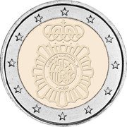 Spain 2 Euro (Police Corps of Spain) CUERPO NACIONAL DE POLICÍA coin obverse Spain 2 Euro (Police Corps of Spain) CUERPO NACIONAL DE POLICÍA coin obverse