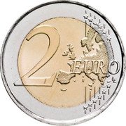 Spain 2 Euro (Police Corps of Spain) 2 EURO LL coin reverse Spain 2 Euro (Police Corps of Spain) 2 EURO LL coin reverse