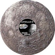 Cook Islands 20 Dollars (Apollo 8 50th Anniversary) APOLLO 8 1968 2018 MOON, THE EARTH SATELLITE coin reverse Cook Islands 20 Dollars (Apollo 8 50th Anniversary) APOLLO 8 1968 2018 MOON, THE EARTH SATELLITE coin reverse
