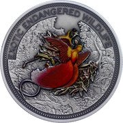 Fiji 20 dollars Paradise Birds 2012 EXOTIC ENDANGERED WILDLIFE coin reverse Fiji 20 dollars Paradise Birds 2012 EXOTIC ENDANGERED WILDLIFE coin reverse