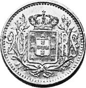 Portugal 20 Reis (Carlos I. Pattern with Wreath) KM# Pn201 20 RS coin reverse Portugal 20 Reis (Carlos I. Pattern with Wreath) KM# Pn201 20 RS coin reverse