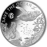 Vanuatu 20 Vatu (Save the Ocean. Fabulous 15) SAVE THE OCEAN F15 2022 1 OZ AG .999 coin reverse Vanuatu 20 Vatu (Save the Ocean. Fabulous 15) SAVE THE OCEAN F15 2022 1 OZ AG .999 coin reverse