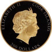 Cook Islands 200 Dollars (Spider-Man Homecoming) IRB ELIZABETH II COOK ISLANDS 200 DOLLARS coin obverse Cook Islands 200 Dollars (Spider-Man Homecoming) IRB ELIZABETH II COOK ISLANDS 200 DOLLARS coin obverse
