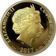 Cook Islands 200 Dollars (The Bicycle) ELIZABETH II COOK ISLANDS IRB 5OZ 2017 AU 999 coin obverse Cook Islands 200 Dollars (The Bicycle) ELIZABETH II COOK ISLANDS IRB 5OZ 2017 AU 999 coin obverse