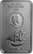 Cook Islands 25 Cents Bounty 2017 BU IRB ELIZABETH II 25 CENTS COOK ISLANDS 2017 5G COIN FINE SILVER 9999 SMI coin obverse Cook Islands 25 Cents Bounty 2017 BU IRB ELIZABETH II 25 CENTS COOK ISLANDS 2017 5G COIN FINE SILVER 9999 SMI coin obverse
