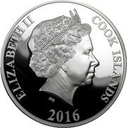 Cook Islands 25 Dollars (100 years of Trans-Siberian Railway) IRB ELIZABETH II COOK ISLANDS 2016 coin obverse Cook Islands 25 Dollars (100 years of Trans-Siberian Railway) IRB ELIZABETH II COOK ISLANDS 2016 coin obverse