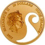 Cook Islands 25 Dollars (The Vikings) IRB ELIZABETH II 25 DOLLARS COOK ISLANDS 2017 coin obverse Cook Islands 25 Dollars (The Vikings) IRB ELIZABETH II 25 DOLLARS COOK ISLANDS 2017 coin obverse