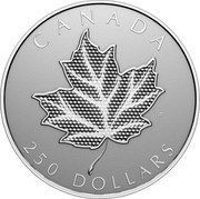 Canada 250 Dollars Maple Leaf 2024 CANADA 250 DOLLARS coin reverse Canada 250 Dollars Maple Leaf 2024 CANADA 250 DOLLARS coin reverse