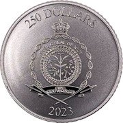 Niue 250 Dollars Roaring Lion 2023  Reverse Proof 250 DOLLARS PUBLIC SEAL OF NIUE ATUA NIUE TUKULAGI 2023 coin obverse Niue 250 Dollars Roaring Lion 2023  Reverse Proof 250 DOLLARS PUBLIC SEAL OF NIUE ATUA NIUE TUKULAGI 2023 coin obverse