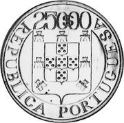 Portugal 250 Escudos (Decade of Women) KM# Pn262 REPUBLICA PORTUGUESA 250$00 coin obverse Portugal 250 Escudos (Decade of Women) KM# Pn262 REPUBLICA PORTUGUESA 250$00 coin obverse