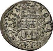 France 3 Kreuzer (Leopold Eberhard. County of Montbeliard) MONETA .NOVA. 1.7.1.0. coin reverse