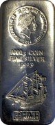 Cook Islands 30 Dollars Bounty. Rectangular 2014 IRB ELIZABETH II 30 DOLLARS COOK ISLANDS 2014 1000 G COIN FINE SILVER 999.9 AH MELTER ASSAYER coin obverse Cook Islands 30 Dollars Bounty. Rectangular 2014 IRB ELIZABETH II 30 DOLLARS COOK ISLANDS 2014 1000 G COIN FINE SILVER 999.9 AH MELTER ASSAYER coin obverse