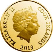 Cook Islands 4 Dollars Cats 2019 IRB ELIZABETH II COOK ISLANDS 2019 coin obverse