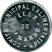 France 5 Centimes (Comite Municipal d'Alimentation Saint-mande) COMITÉ MUNICIPAL D'ALIMENTATION VILLE DE ST MANDÉ coin obverse France 5 Centimes (Comite Municipal d'Alimentation Saint-mande) COMITÉ MUNICIPAL D'ALIMENTATION VILLE DE ST MANDÉ coin obverse