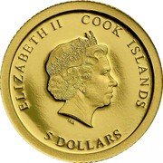 Cook Islands 5 Dollars Brexit 2016 Proof 5 DOLLARS COOK ISLANDS ELIZABETH II coin obverse Cook Islands 5 Dollars Brexit 2016 Proof 5 DOLLARS COOK ISLANDS ELIZABETH II coin obverse