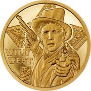 Cook Islands 5 Dollars (Charles III Wild West) WILD WEST coin reverse Cook Islands 5 Dollars (Charles III Wild West) WILD WEST coin reverse